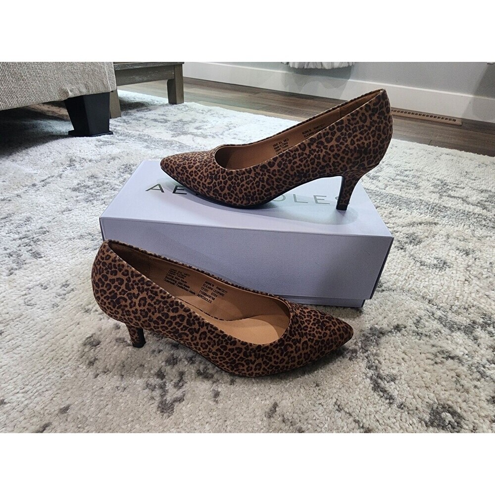 NEW Woman's Dress Shoes Aerosoles Elil Pump Size 6.5M Leopard Print